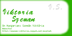 viktoria szeman business card